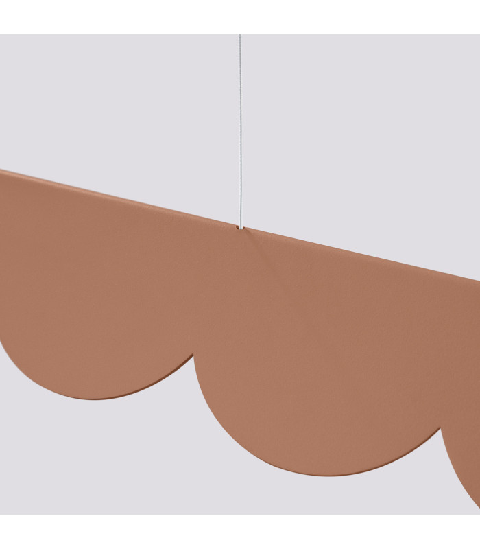 Biscuit 130cm LED Bar Pendant Ceiling Light Mocha 3000K-6