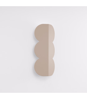 Biscuit Flush Wall Lamp Taupe 2x G9-2