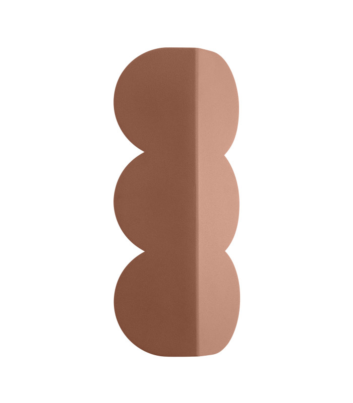 Biscuit Flush Wall Lamp Mocha 2x G9-1