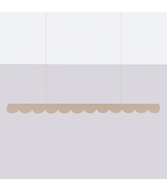 Biscuit 130cm LED Bar Pendant Ceiling Light Taupe 3000K-9