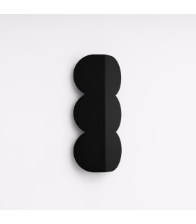 Biscuit Flush Wall Lamp Black 2x G9-2