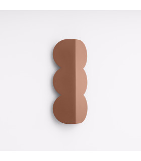 Biscuit Flush Wall Lamp Mocha 2x G9-2