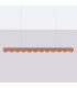 Biscuit 130cm LED Bar Pendant Ceiling Light Mocha 3000K-9