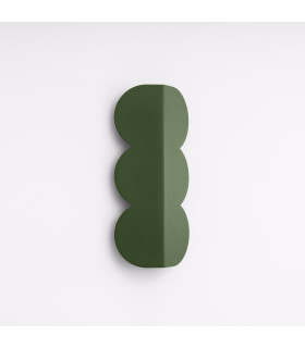 Biscuit Flush Wall Lamp Olive Green 2x G9-2
