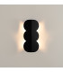 Biscuit Flush Wall Lamp Black 2x G9-7