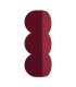 Biscuit Flush Wall Lamp Burgundy 2x G9-1
