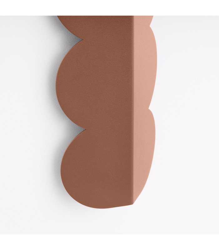 Biscuit Flush Wall Lamp Mocha 2x G9-6