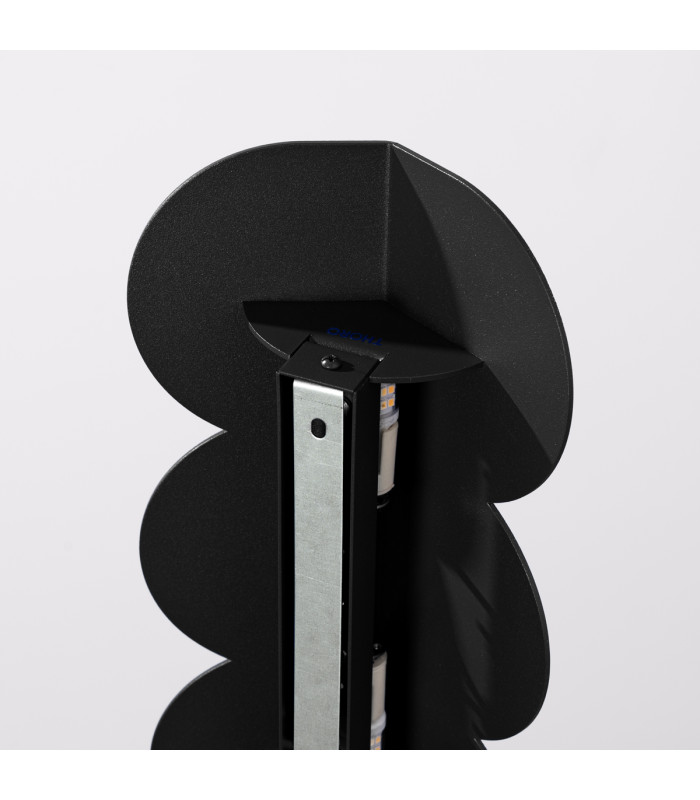 Biscuit Flush Wall Lamp Black 2x G9-8