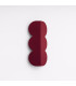 Biscuit Flush Wall Lamp Burgundy 2x G9-2
