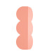 Biscuit Flush Wall Lamp Peachy 2x G9-1