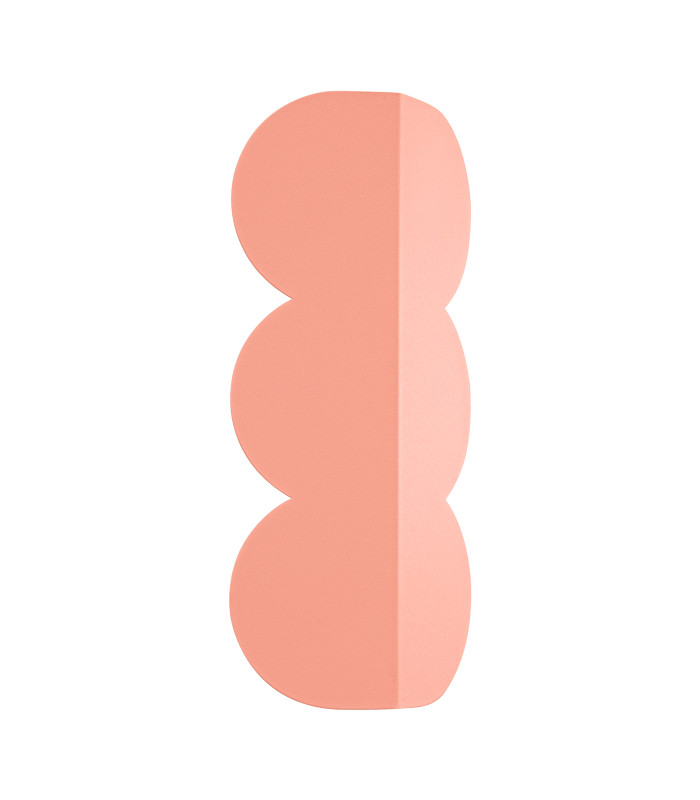Biscuit Flush Wall Lamp Peachy 2x G9-1