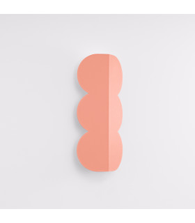 Biscuit Flush Wall Lamp Peachy 2x G9-2