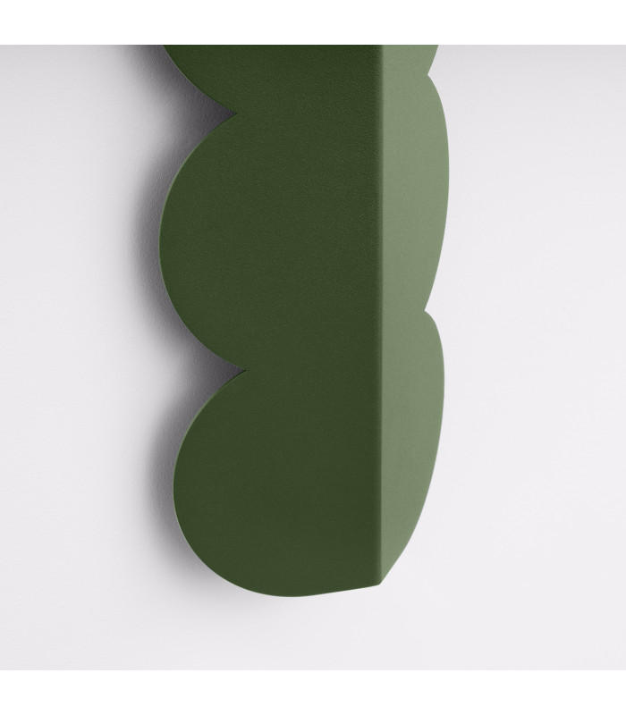 Biscuit Flush Wall Lamp Olive Green 2x G9-6