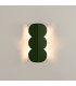 Biscuit Flush Wall Lamp Olive Green 2x G9-7