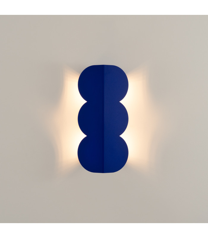 Biscuit Flush Wall Lamp Ultramarine 2x G9-7