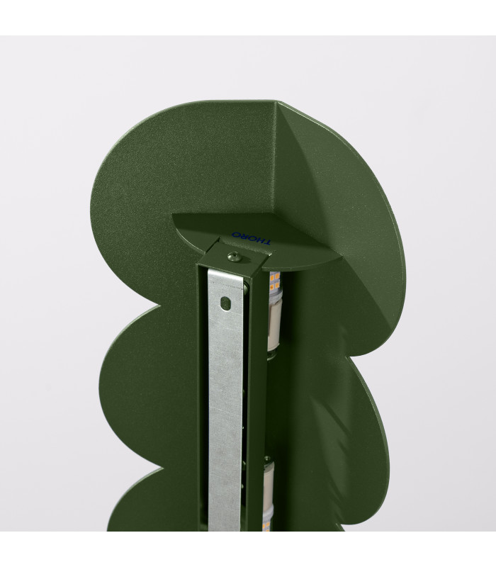 Biscuit Flush Wall Lamp Olive Green 2x G9-8