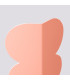 Biscuit Flush Wall Lamp Peachy 2x G9-5