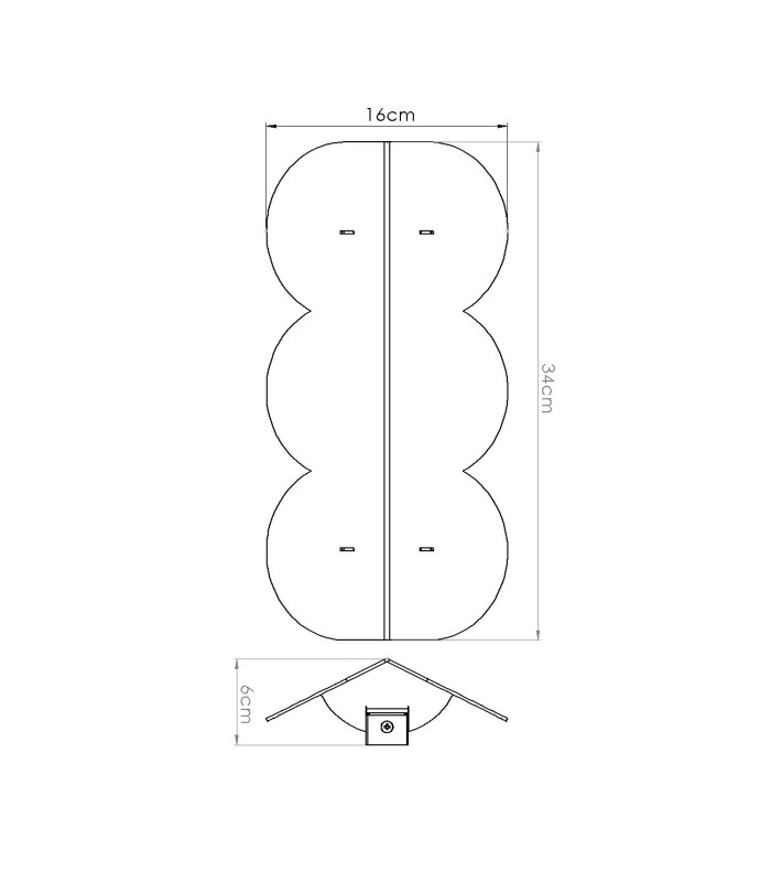 Biscuit Flush Wall Lamp Olive Green 2x G9-9