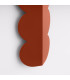 Biscuit Flush Wall Lamp Brick Red 2x G9-6