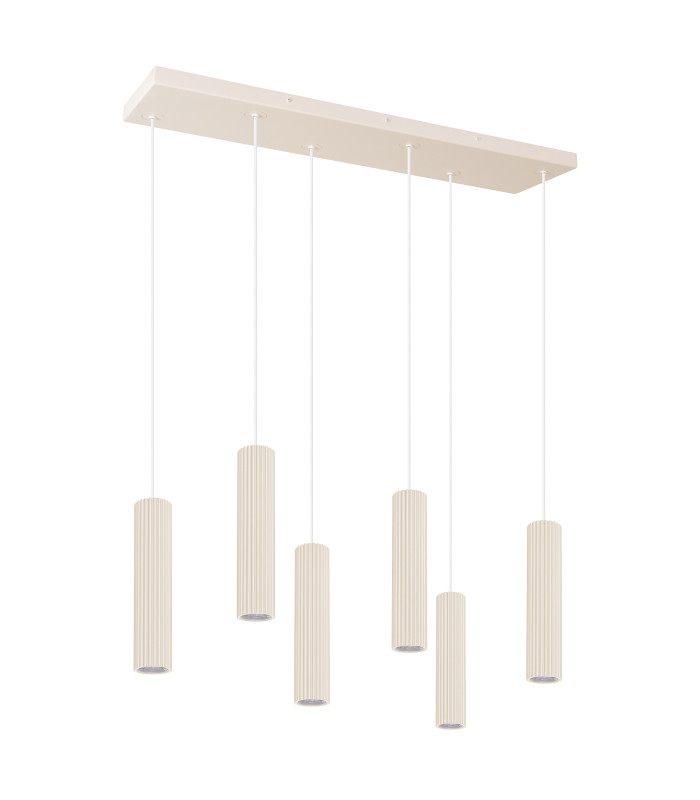 Ivar LED Cluster Pendant Ceiling Light Beige 3000K-1