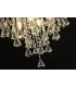 Semi Flush Ceiling 4 Light E14 French Gold, Crystal - 6