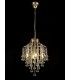 Ceiling Pendant 4 Light E14 French Gold, Crystal - 2