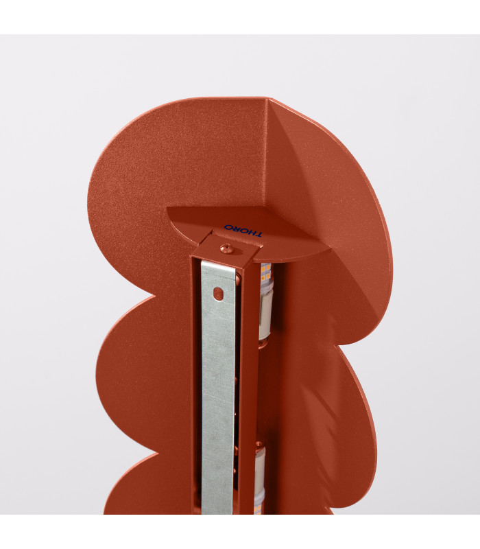 Biscuit Flush Wall Lamp Brick Red 2x G9-8