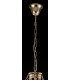Ceiling Pendant 4 Light E14 French Gold, Crystal - 4