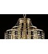 Ceiling Pendant 4 Light E14 French Gold, Crystal - 5
