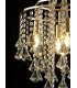 Ceiling Pendant 4 Light E14 French Gold, Crystal - 6