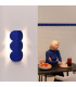 Biscuit Flush Wall Lamp Ultramarine 2x G9-11