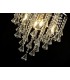 Ceiling Pendant 4 Light E14 French Gold, Crystal - 7