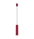 Ivar LED Slim Pendant Ceiling Light Burgundy 3000K-1