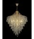 Ceiling Pendant 9 Light E14 French Gold, Crystal - 2