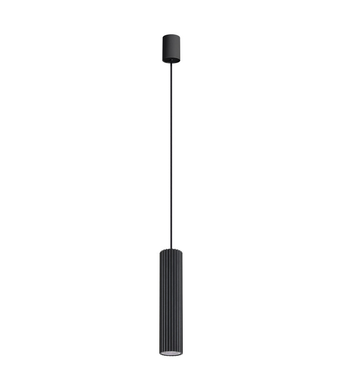 Ivar LED Slim Pendant Ceiling Light Black 4000K-1