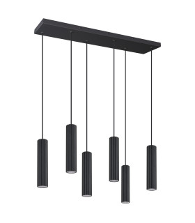 Ivar LED Cluster Pendant Ceiling Light Black 4000K-1