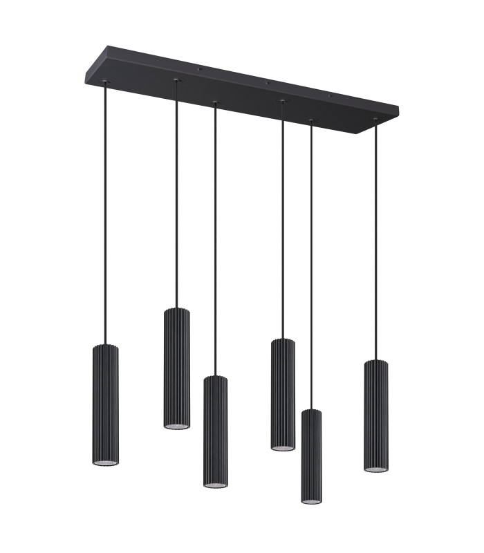 Ivar LED Cluster Pendant Ceiling Light Black 4000K-1
