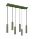 Ivar LED Cluster Pendant Ceiling Light Olive Green 4000K-1