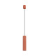 Ivar LED Slim Pendant Ceiling Light Red Ochre 4000K-1