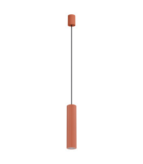 Ivar LED Slim Pendant Ceiling Light Red Ochre 4000K-1