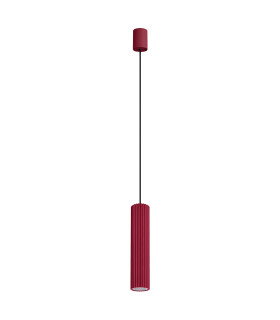 Ivar LED Slim Pendant Ceiling Light Burgundy 4000K-1