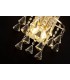 Wall Lamp Switched 2 Light E14 French Gold, Crystal - 6