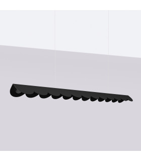 Biscuit 130cm LED Bar Pendant Ceiling Light Black 4000K-2
