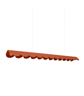 Biscuit 130cm LED Bar Pendant Ceiling Light Red Ochre 4000K-1
