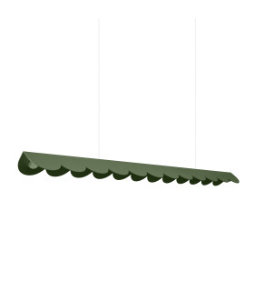 Biscuit 130cm LED Bar Pendant Ceiling Light Olive Green 4000K-1