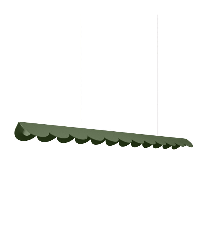 Biscuit 130cm LED Bar Pendant Ceiling Light Olive Green 4000K-1