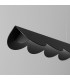 Biscuit 130cm LED Bar Pendant Ceiling Light Black 4000K-4