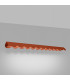 Biscuit 130cm LED Bar Pendant Ceiling Light Red Ochre 4000K-3