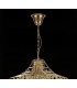 Tall Ceiling Pendant 9 Light E14 French Gold, Crystal - 4
