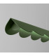 Biscuit 130cm LED Bar Pendant Ceiling Light Olive Green 4000K-4